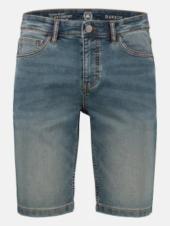 Comfortabele jogging-denim-bermuda