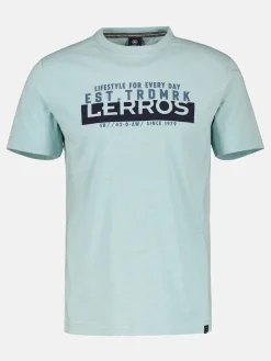Effen T-shirt met print
