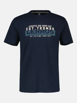 Effen T-shirt met print