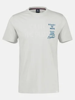 Effen T-shirt met print
