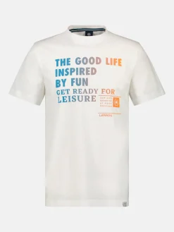 Heren T-shirt met print op de voorkant