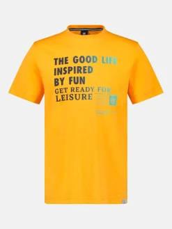 Heren T-shirt met print op de voorkant