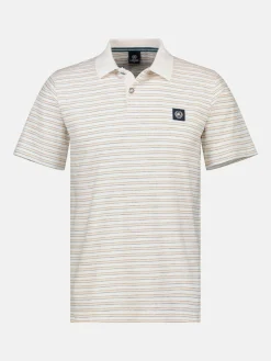 Herenpoloshirt, gestreept