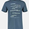 T-shirt met logoprint en ronde hals
