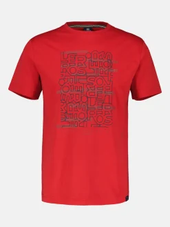 T-shirt met logoprint en ronde hals